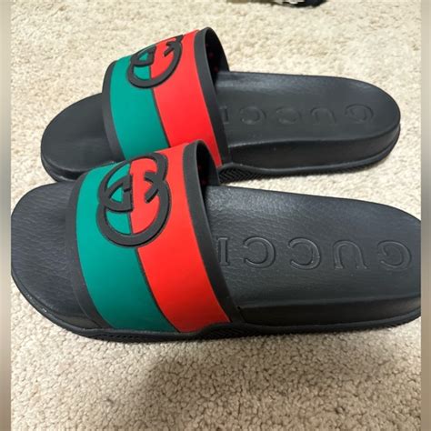 mens gucci slides size 7|discount Gucci slides for men.